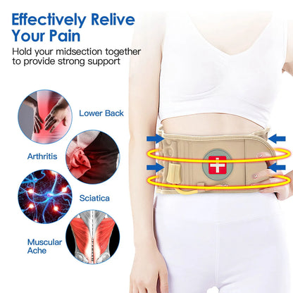 Spinal Air Traction Belt with (Manual Air Pump)