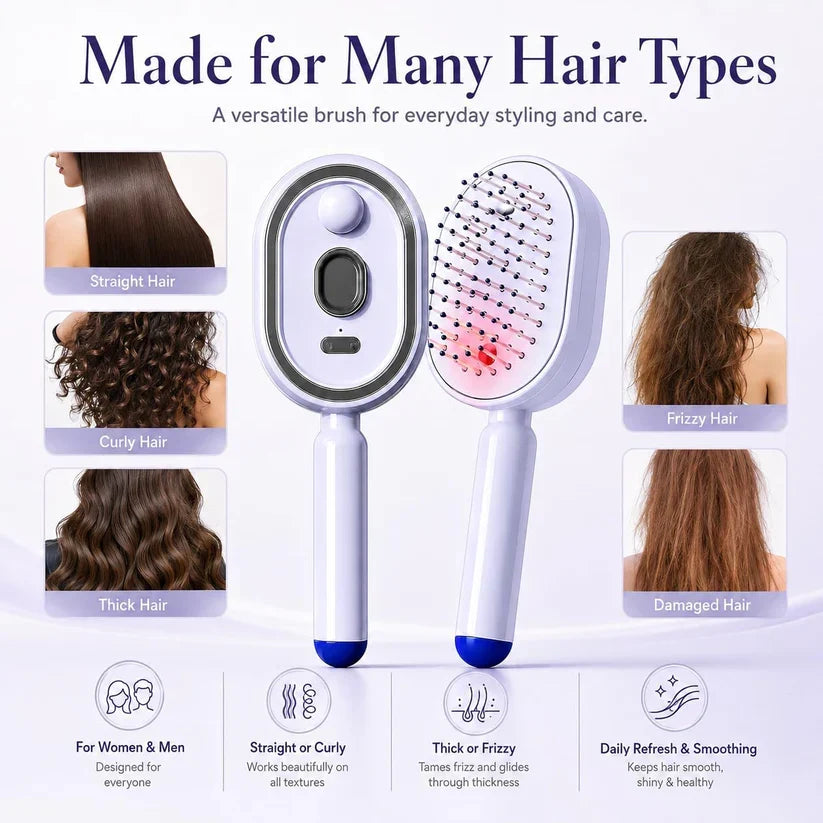 3-in-1 Electric Spray Massage & Self-Cleaning Brush