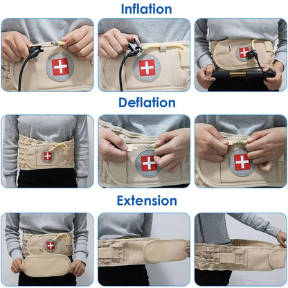 Spinal Air Traction Belt with (Manual Air Pump)