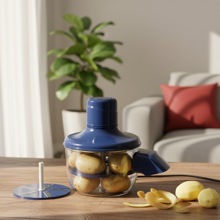 Electric Fruit & Vegetable Peeler – Automatic Fast Peeling Machine