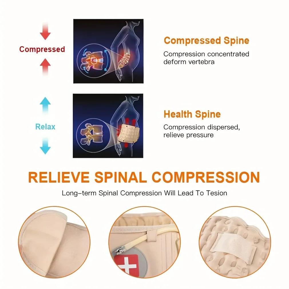 Spinal Air Traction Belt with (Manual Air Pump)