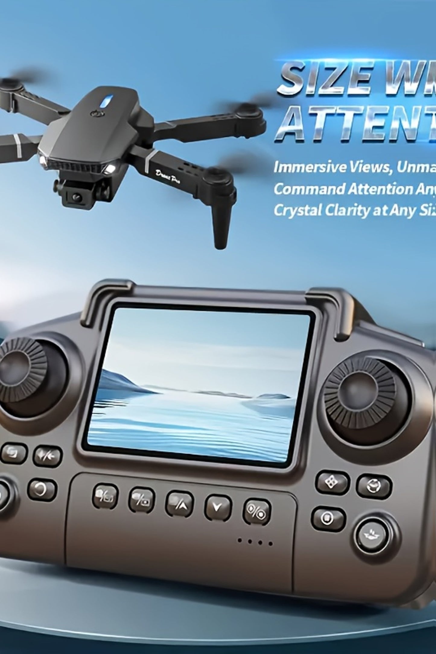 E99 Pro WIFI FPV 4k Drone