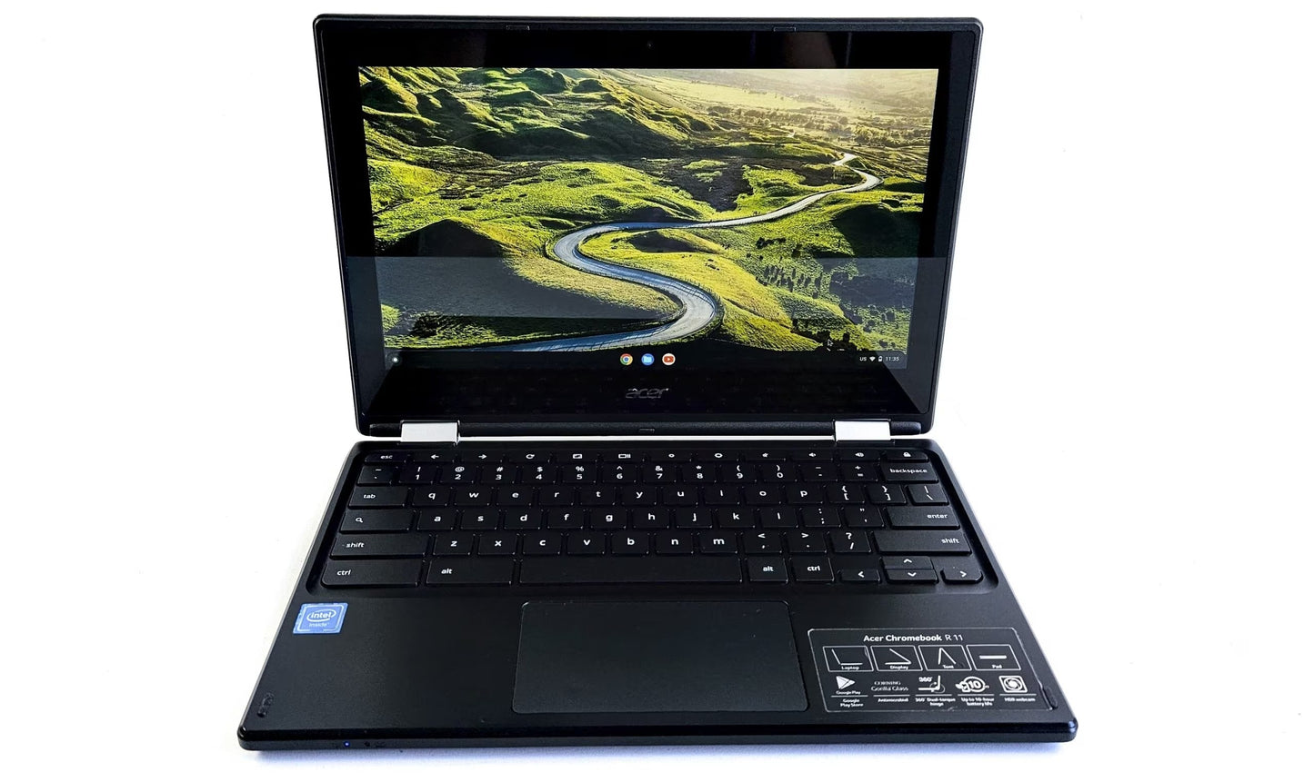 Acer ChromeBook R11 | 16GB Storage | 360 Rotatable | 11.6″ HD Display | Play Store Supported  | Touch Screen | Charger + Bag Free