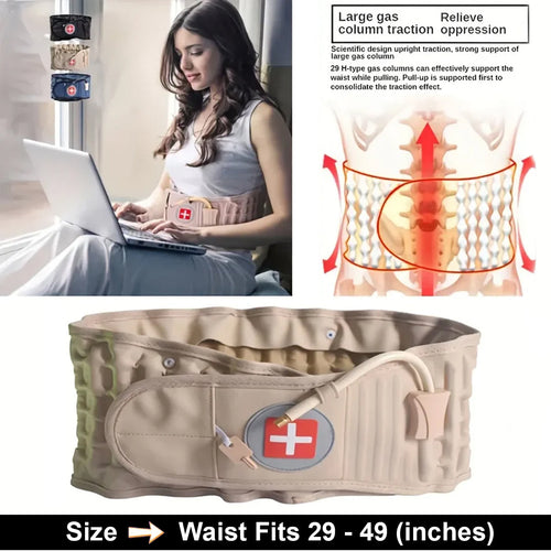 Spinal Air Traction Belt with (Manual Air Pump)